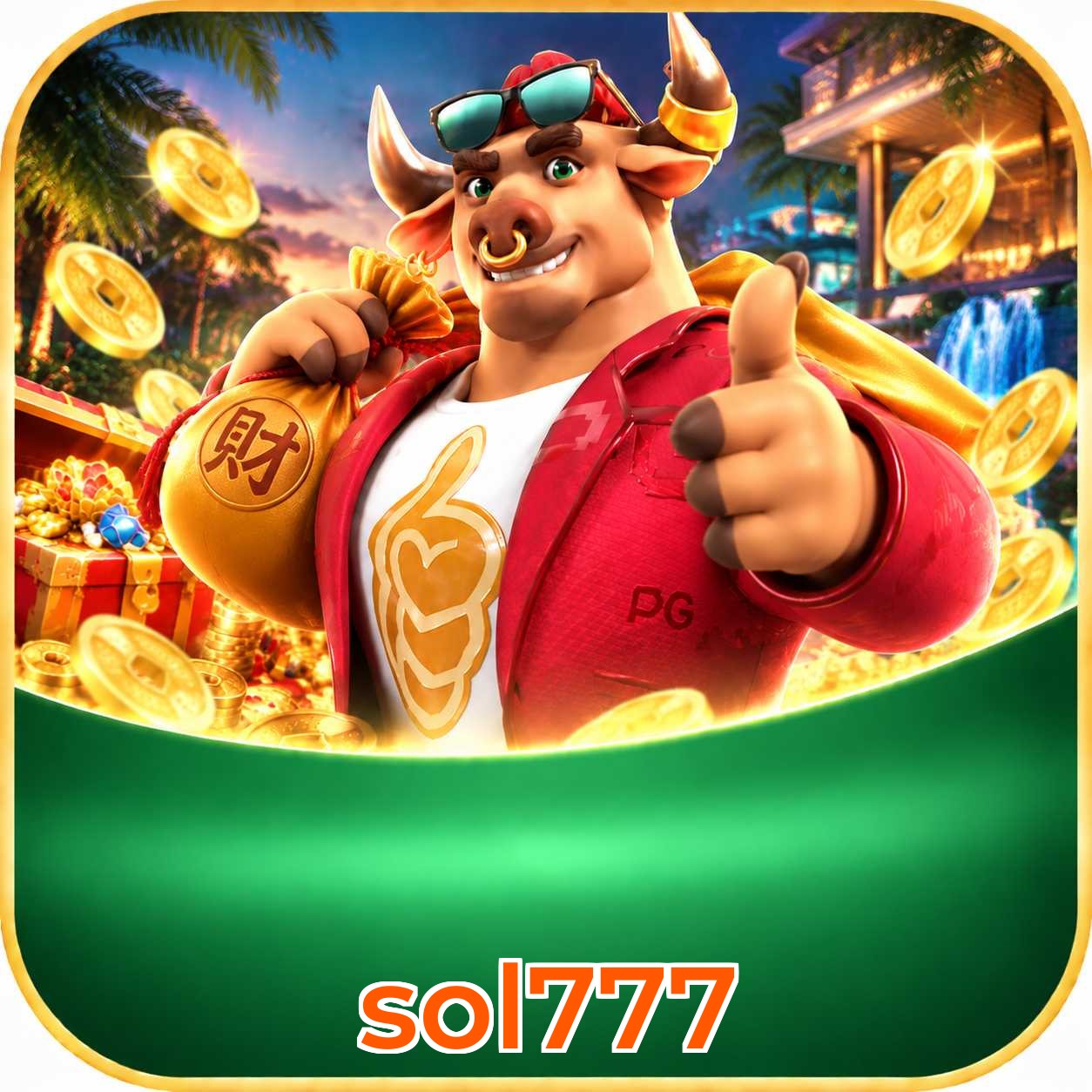 Catálogo de slots da sol777 com RTP médio de 96,52%